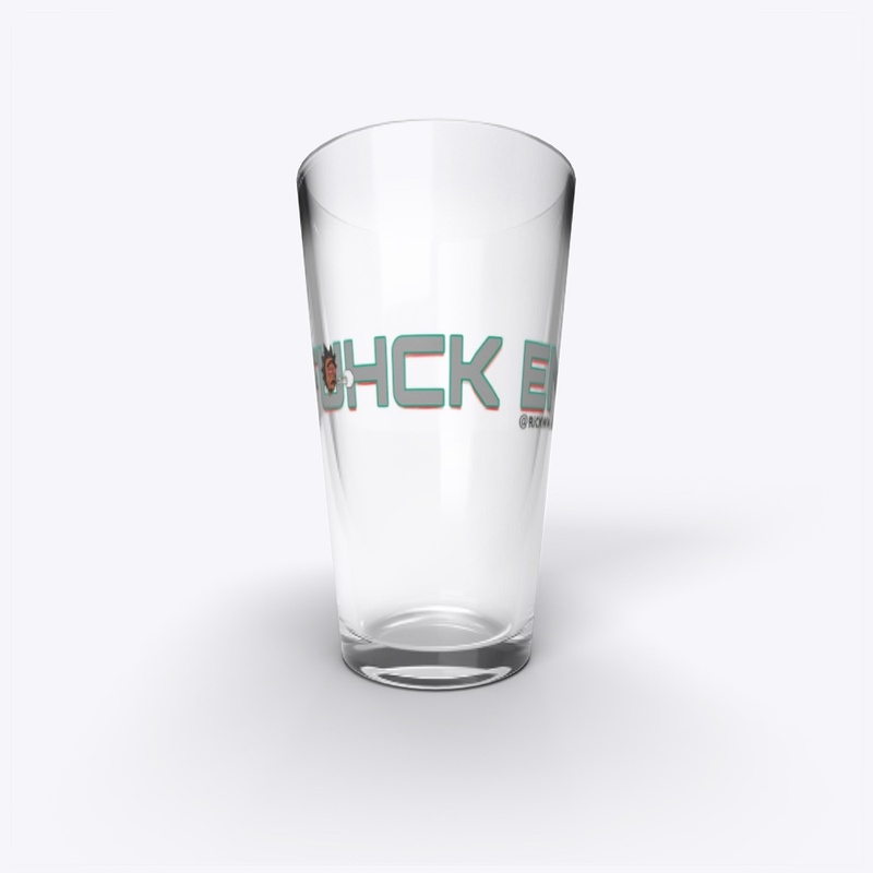 Rick Wall Fuhck Em' Box Logo Pint Glass