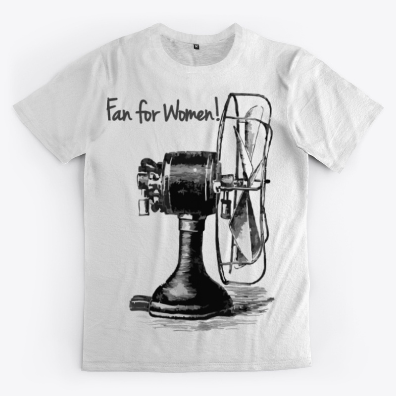Fan for Women- All-Over Print Unisex Tee