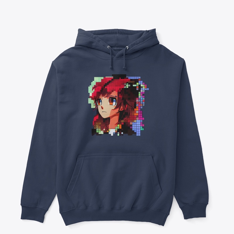 Mosaic anime girl