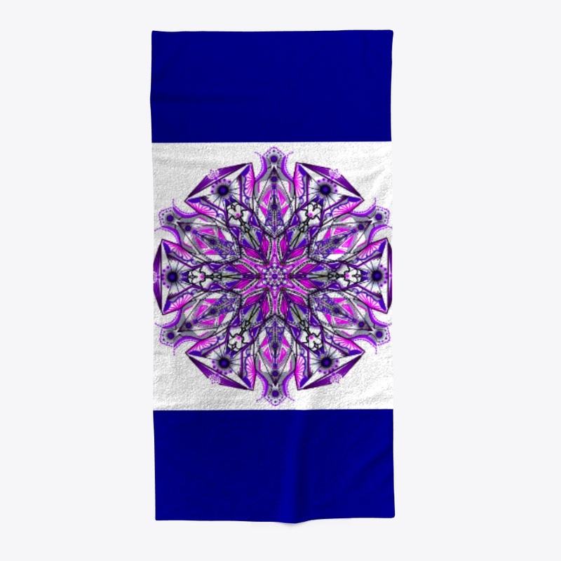 Mandala "Purple Drop"