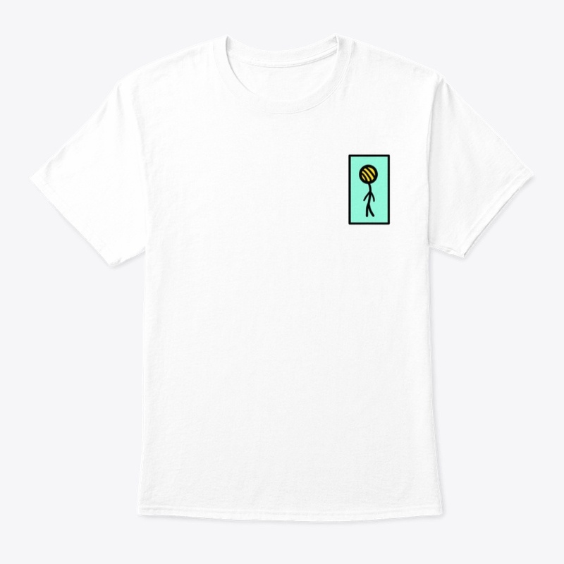 Turquoise Box Stickman shirt