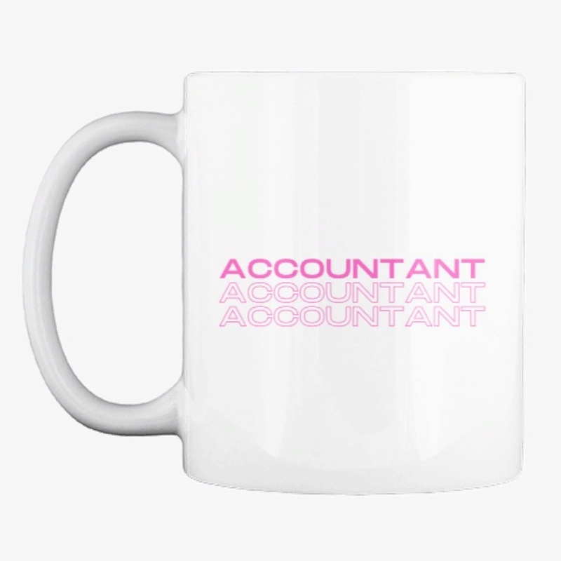 Accountant text print