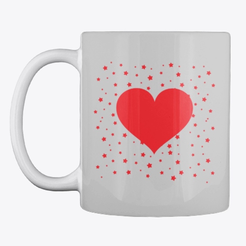 Heart with stars