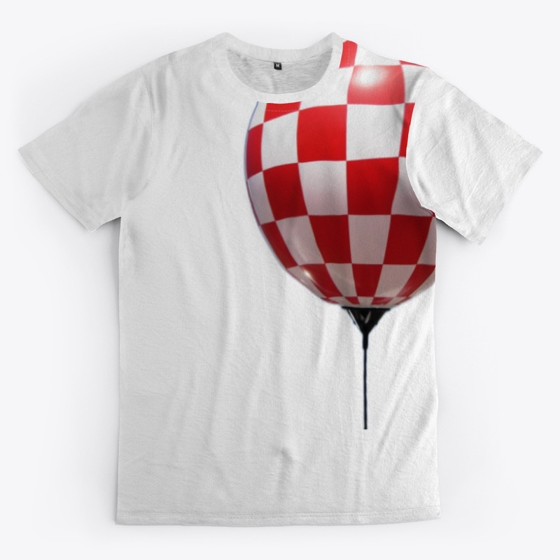 Red Checked Balloon