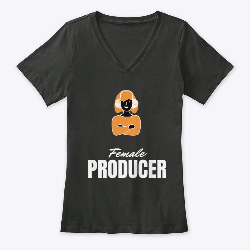 FEMALE PRODUCER - LADY WITH HEADPHONES