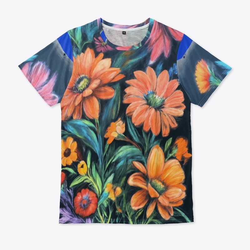 All over printed floral dress