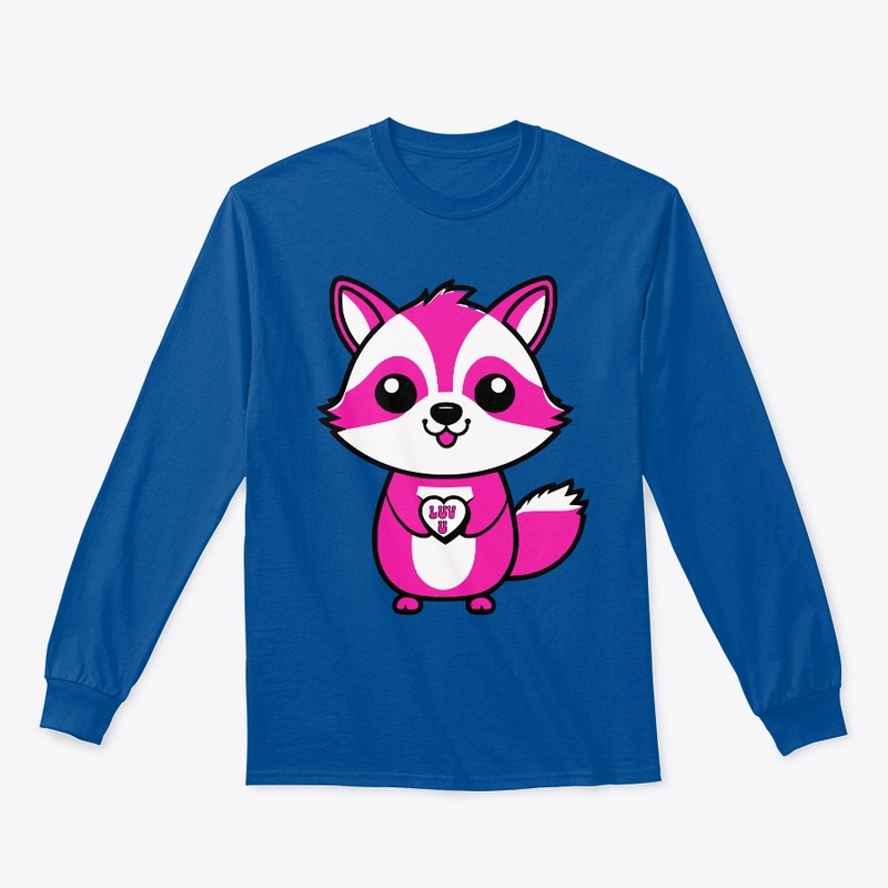 Cute Valentine Raccoon
