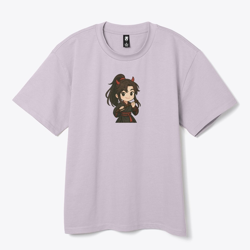 Wei Wuxian Chibi Art|Flute & Demon Horns