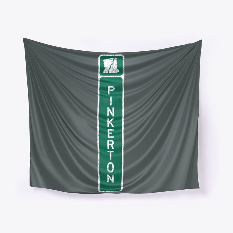 Pinkerton NH TownLine Sign Green White