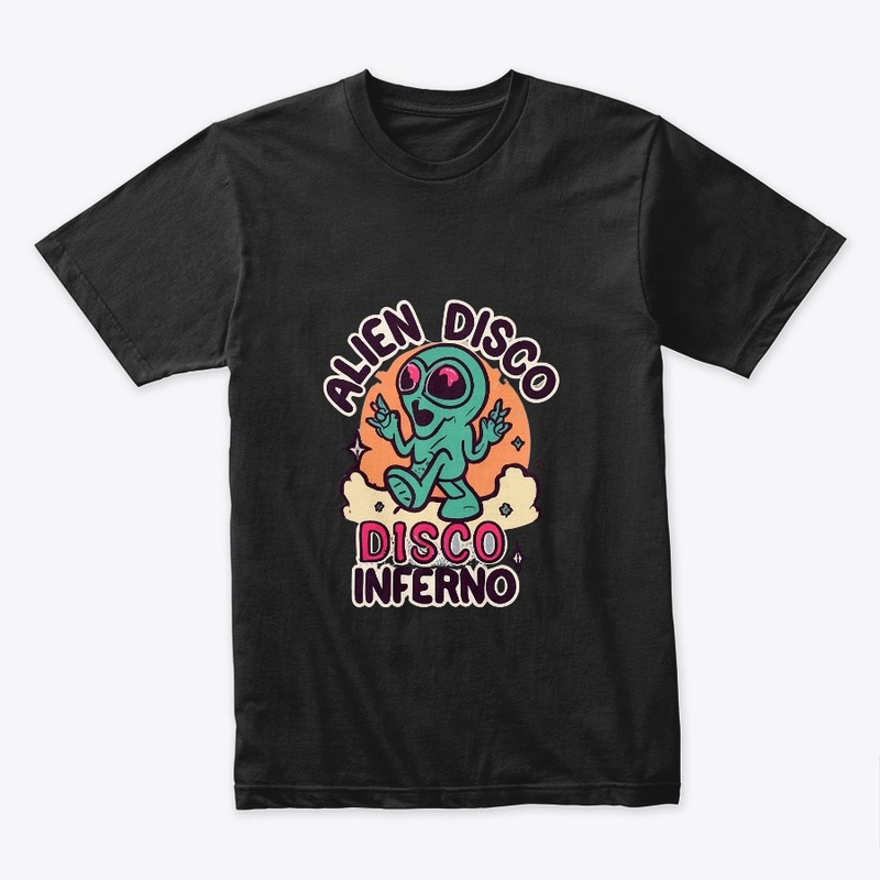 Alien Disco Inferno: Retro Sci-Fi Tee