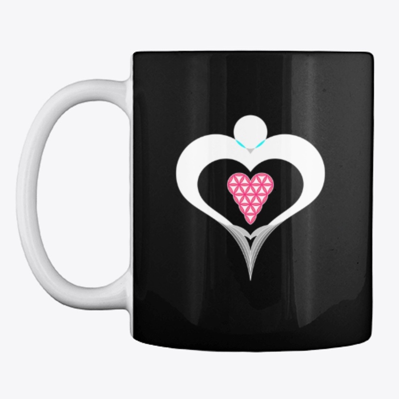 Heart angel - Heart of Life, White-Red