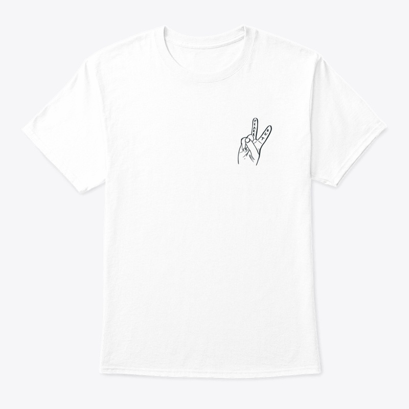PEACE OUT | BLACK OUTLINE