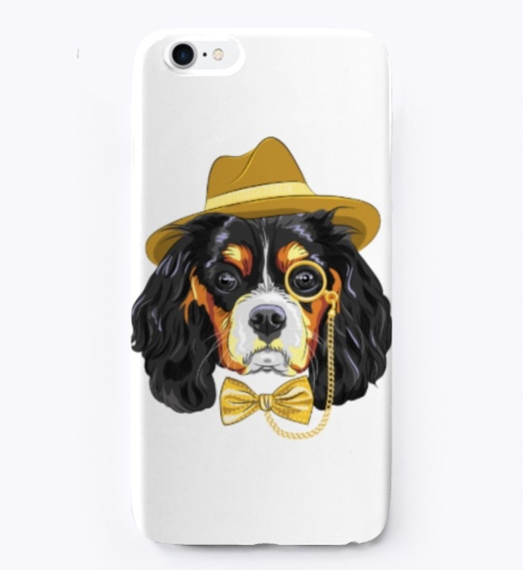 Funny Hipster Dog King IPhone Case