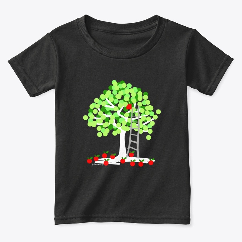 apple tree by night