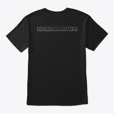 Eerie Encounters Ghost Logo Black T-Shirt Back