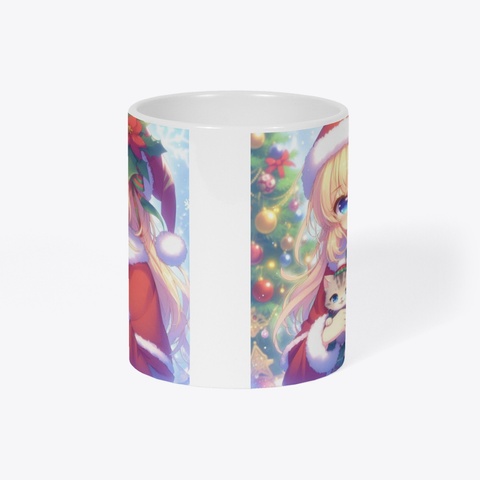 Christmas Kiki Mug  White T-Shirt Right