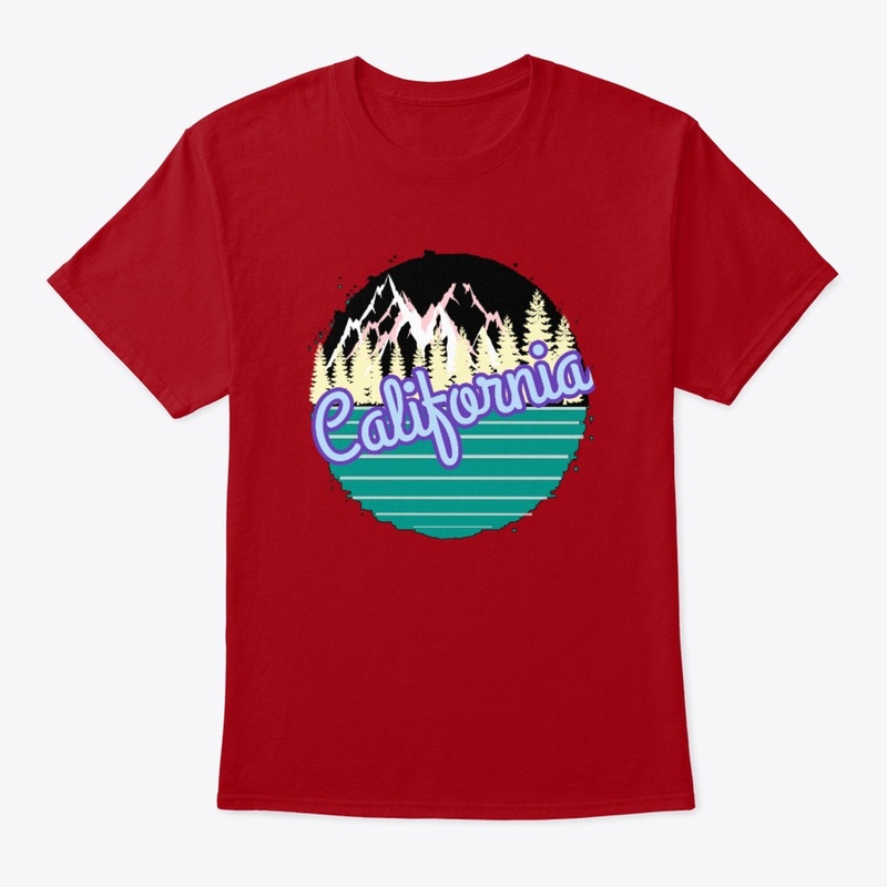 vintage California T-shirt design: