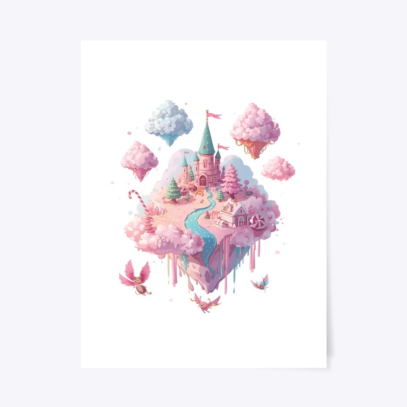 Whimsical Candyland Scene
