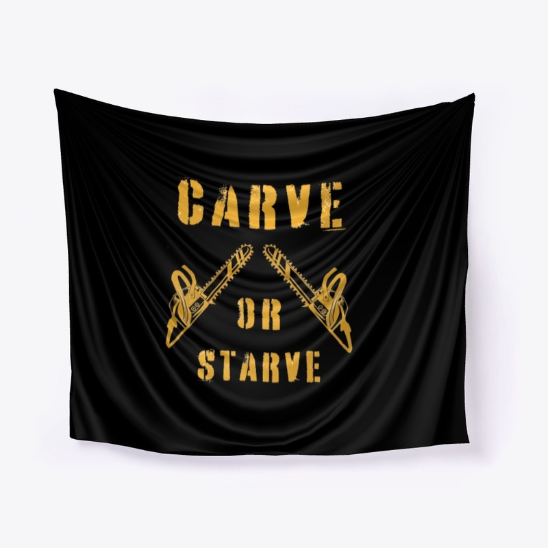carve or starve black and gold