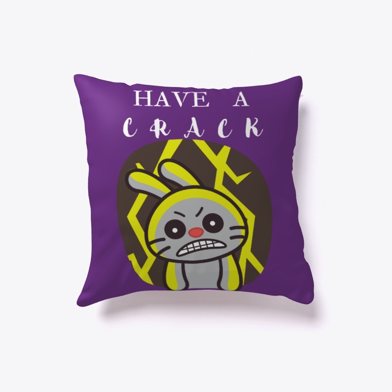 Angry Easter Bunny - Have a crack White
