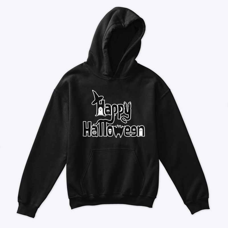 Halloween spirit in black