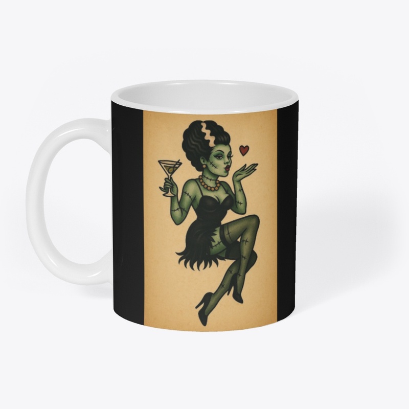 Bride Of Frankenstein Pin-up