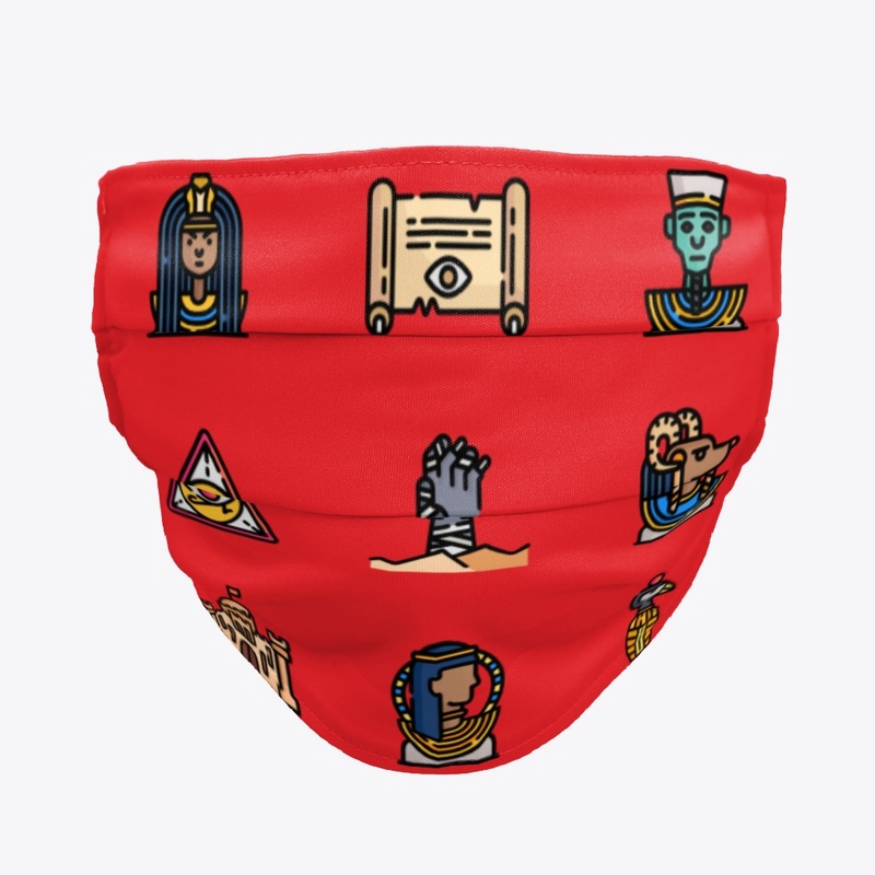 hieroglyphics Face Mask 2