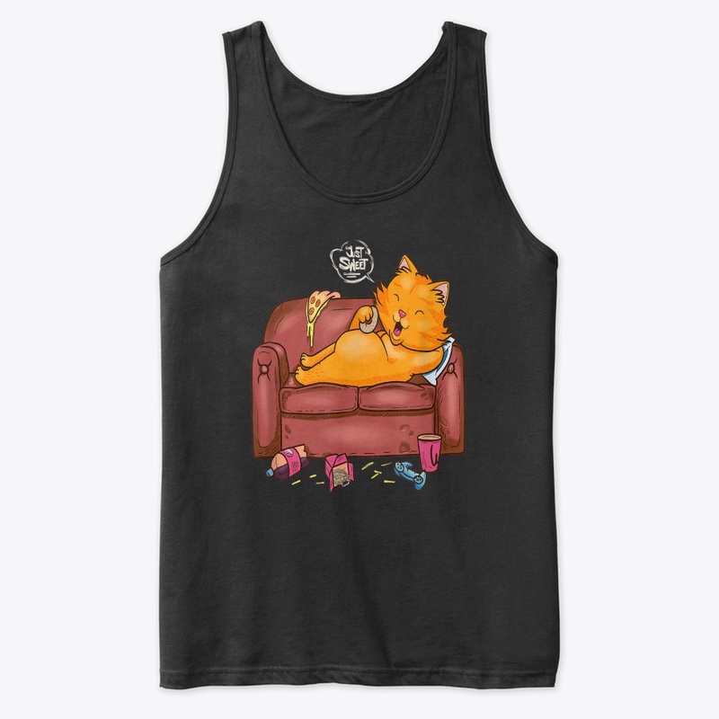 Lazy Cat Gift kitten Owner cat lover Fas