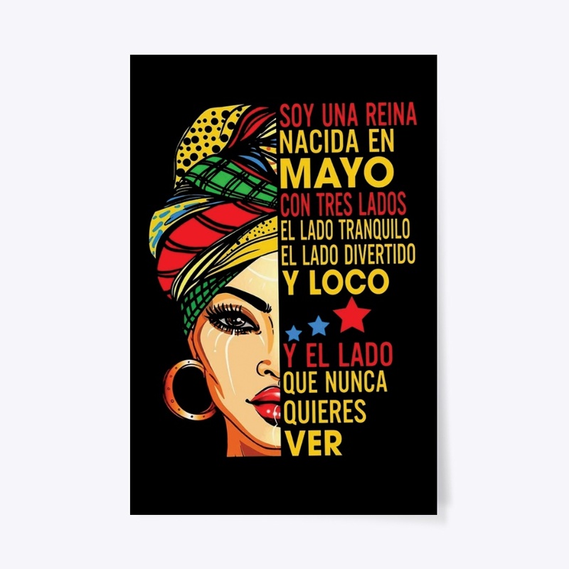  Soy Una Reina Nacida En Mayo T-shirt