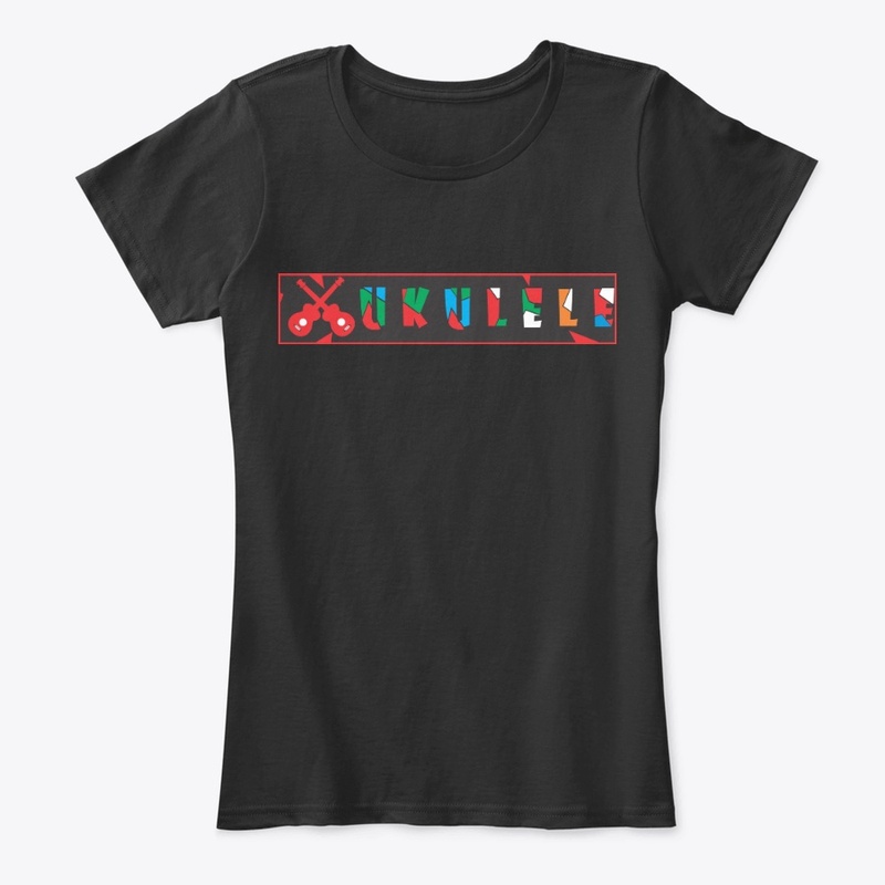 Ukulele Fun Color T Shirts