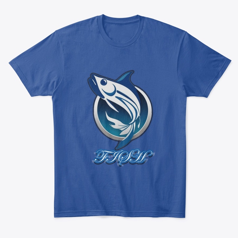 T-shirt Fish Logo design