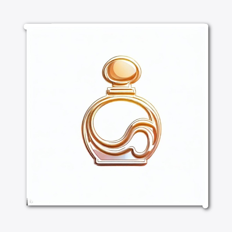 Gilded Perfume Bottle Mug