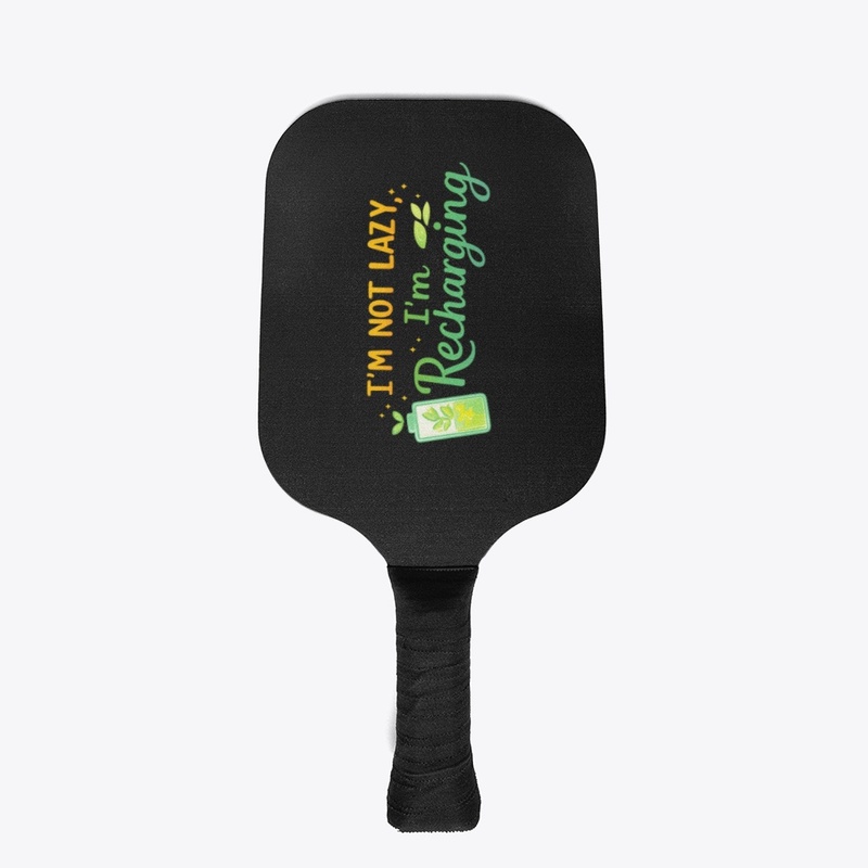 I'm not Lazy, i'm Recharging- All Black