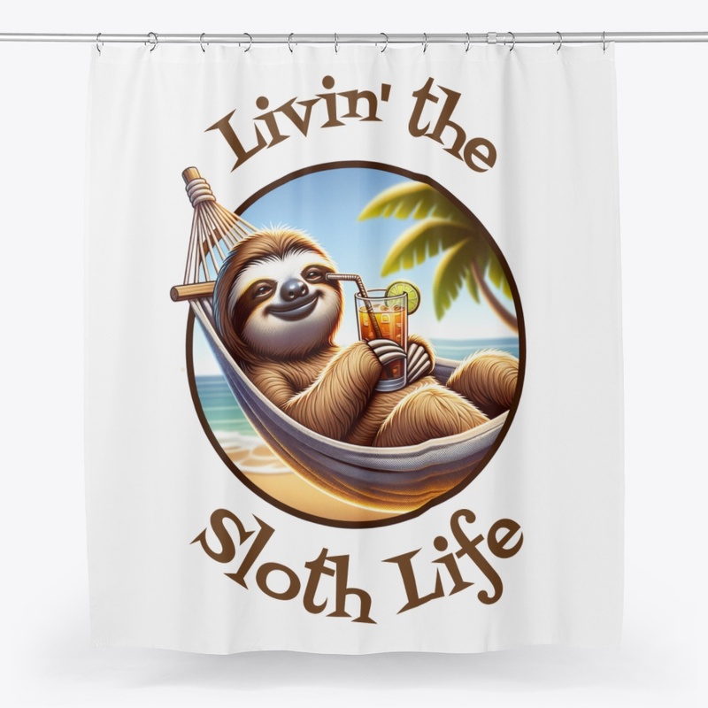 Livin' The Sloth Life Lazy Beach Summer 