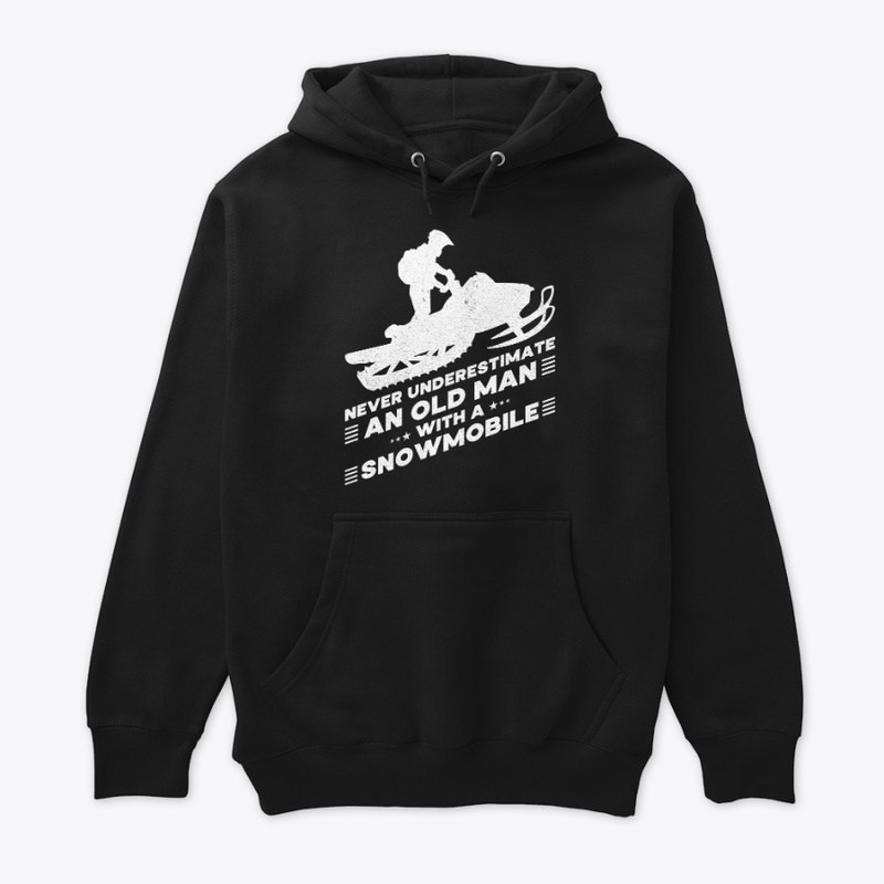 Old Man With A Snowmobile - Snowmobiling