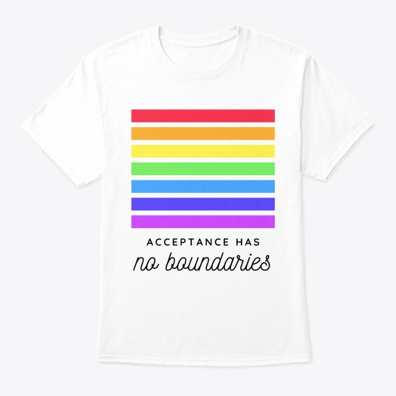 Acceptance Has No Boundaries Gay T-Shirt