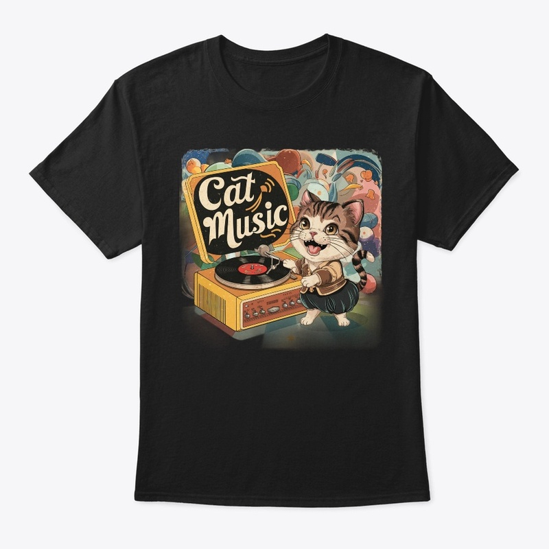 Cat vintage Music 