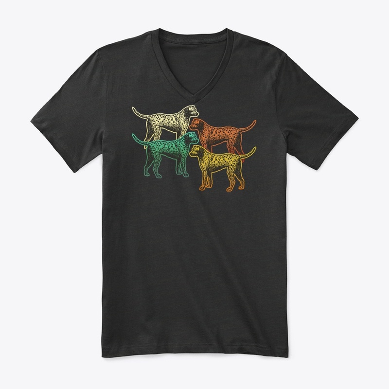 Vintage Retro Dalmatian For Dog Lover