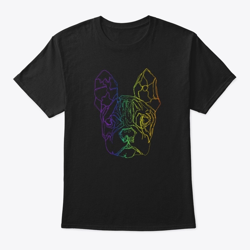 Rainbow Boston Terrier