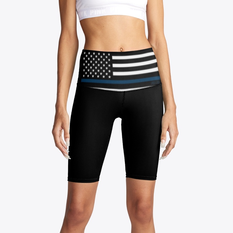 Horizontal Blue Line Flag
