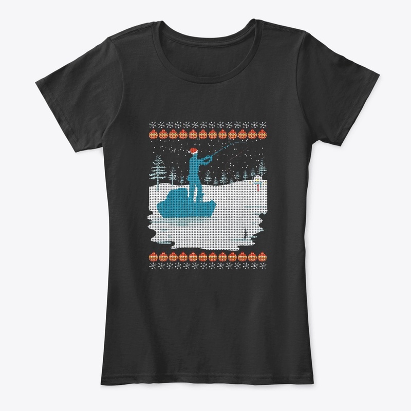 Ugly FISHING Christmas Bass Fish Apparel