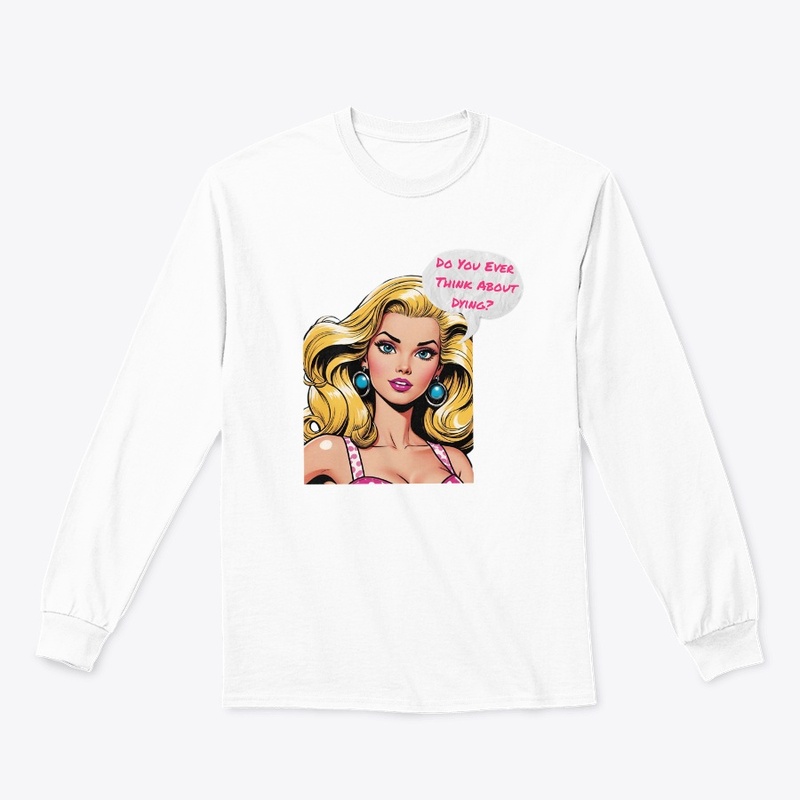 Funny Trendy Fashion Doll Pink Design 