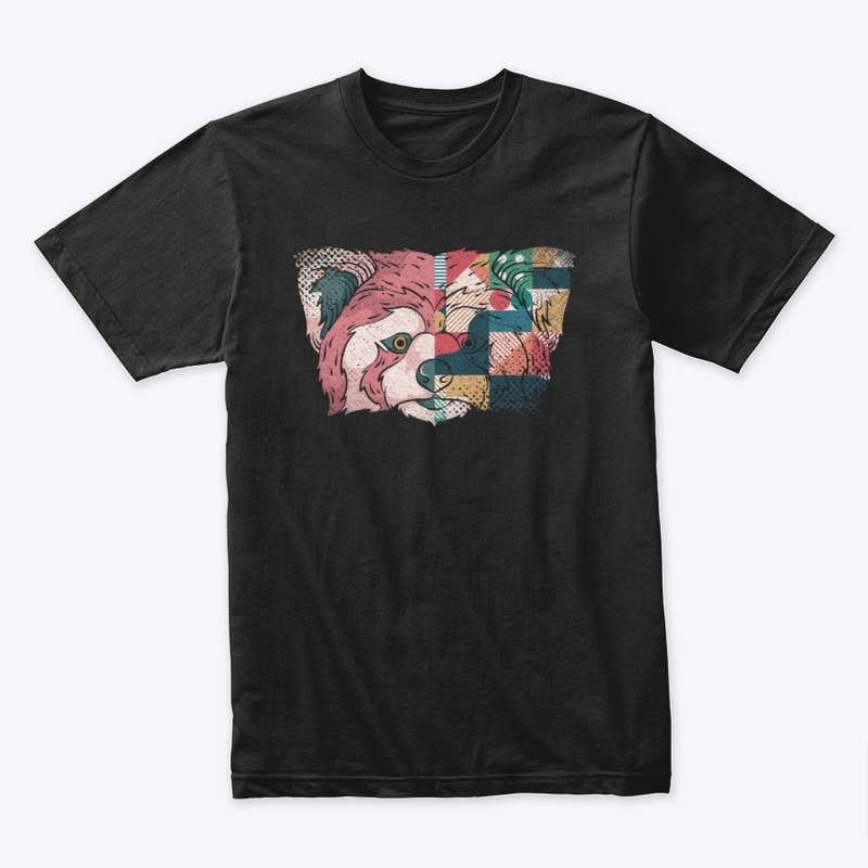 Retro Red Panda