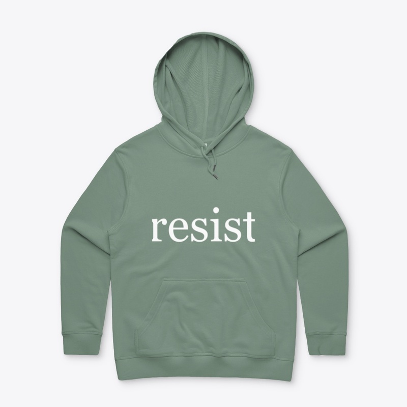 Resist Written in White
