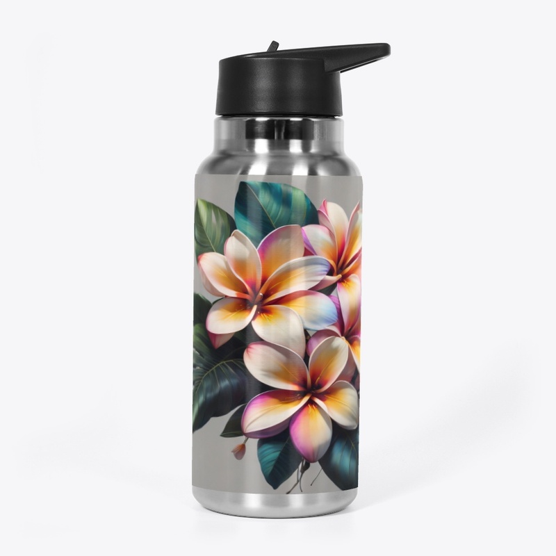 Plumeria (Vibrant Abstract)