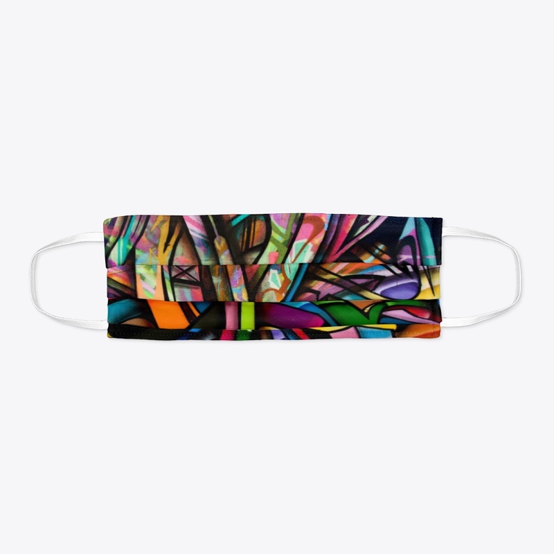 Multi Color Mask And Fanny Pack
