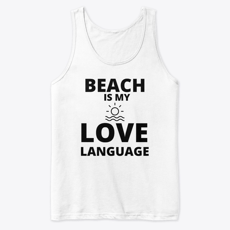 Beach is my love language funny summer q