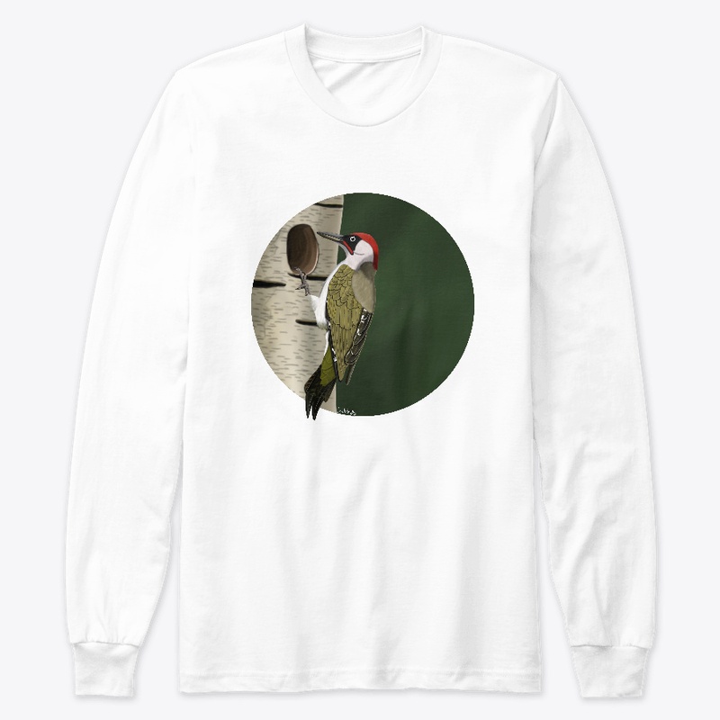 jz.birds Green Woodpecker Bird Design