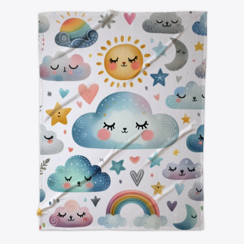 Cozy Scandinavian Clouds Classic Stylish
