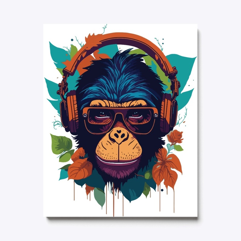Tropical Vibes Monkey 